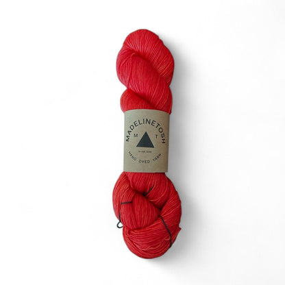 Madelinetosh Tosh Merino Light - BONIFAKTUR - Neon Red - Madelinetosh Tosh Merino Light