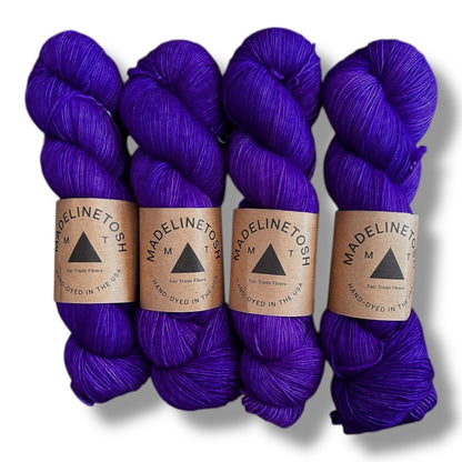 Madelinetosh Tosh Merino Light - BONIFAKTUR - Ultramarine Violet - Madelinetosh Tosh Merino Light