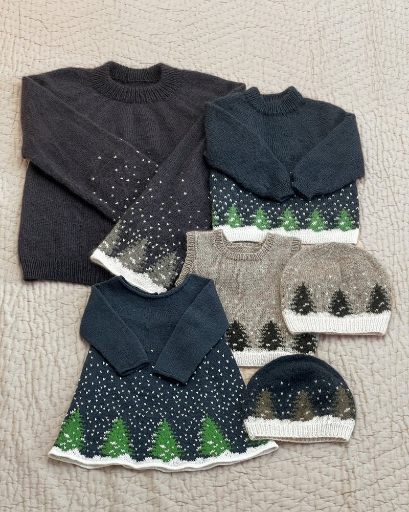 Snow Sweater - Erwachsene – Strickanleitung & Garnpaket - BONIFAKTUR - Kleinste - Snow Sweater - Erwachsene – Strickanleitung & Garnpaket