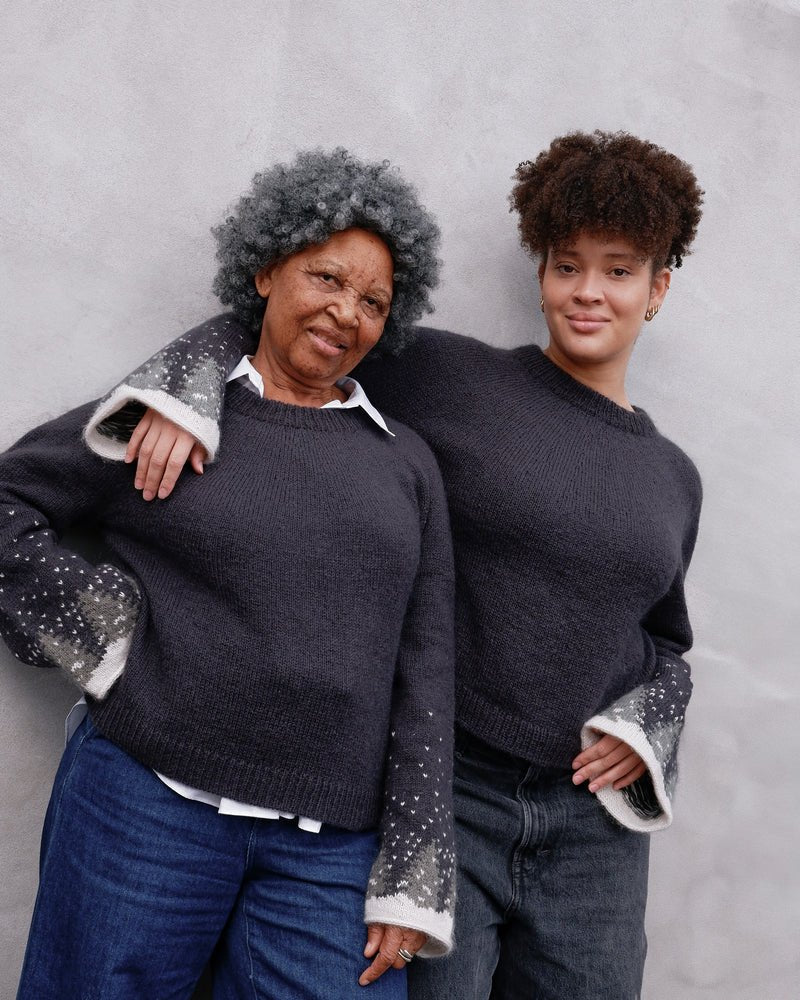 Snow Sweater - Erwachsene – Strickanleitung & Garnpaket - BONIFAKTUR - Kleinste - Snow Sweater - Erwachsene – Strickanleitung & Garnpaket