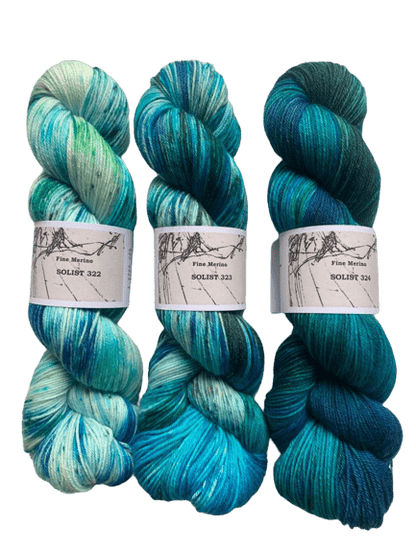 Atelier Franziska Uhl Atelier Franziska Uhl Fine Merino Sock „Solisten Kits“ Kit 37