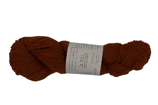 Biches et Bûches Biches et Bûches Le Petit Lambswool Soft Orange Brown