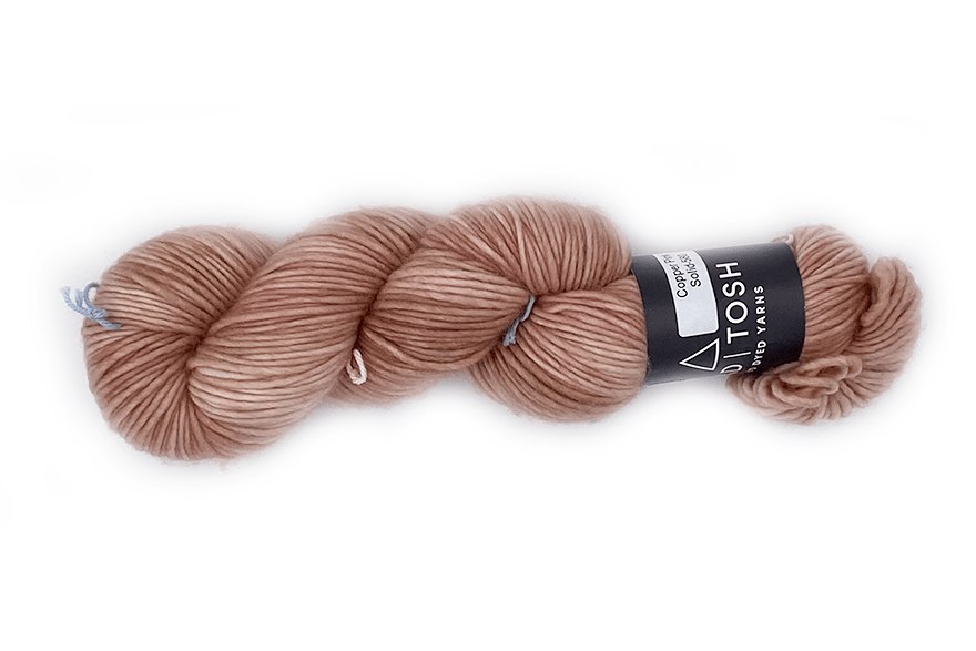 Madelinetosh Tosh Merino - BONIFAKTUR - Copper Pink Solid - Madelinetosh Madelinetosh Tosh Merino Copper Pink Solid